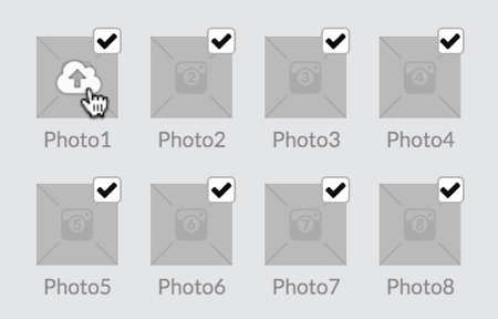 Klik ikon cloud untuk mengupload gambar ke RelayThat.