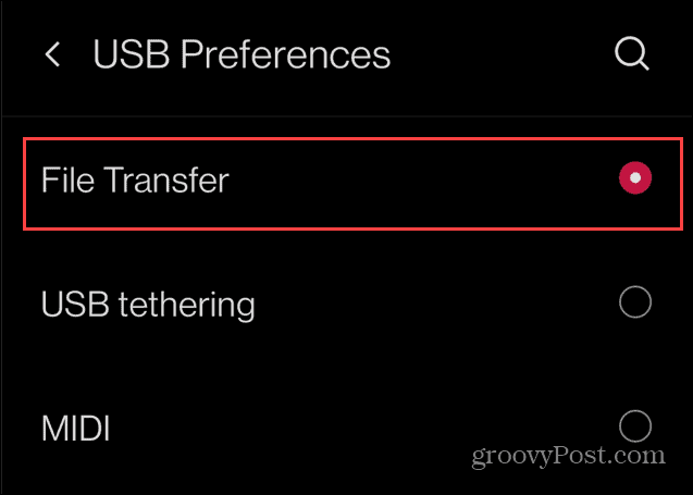 Transfer Foto dari Android ke Drive USB