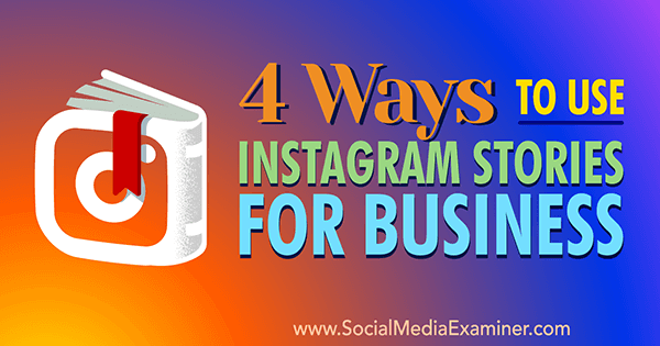 gabungkan cerita instagram ke dalam pemasaran bisnis