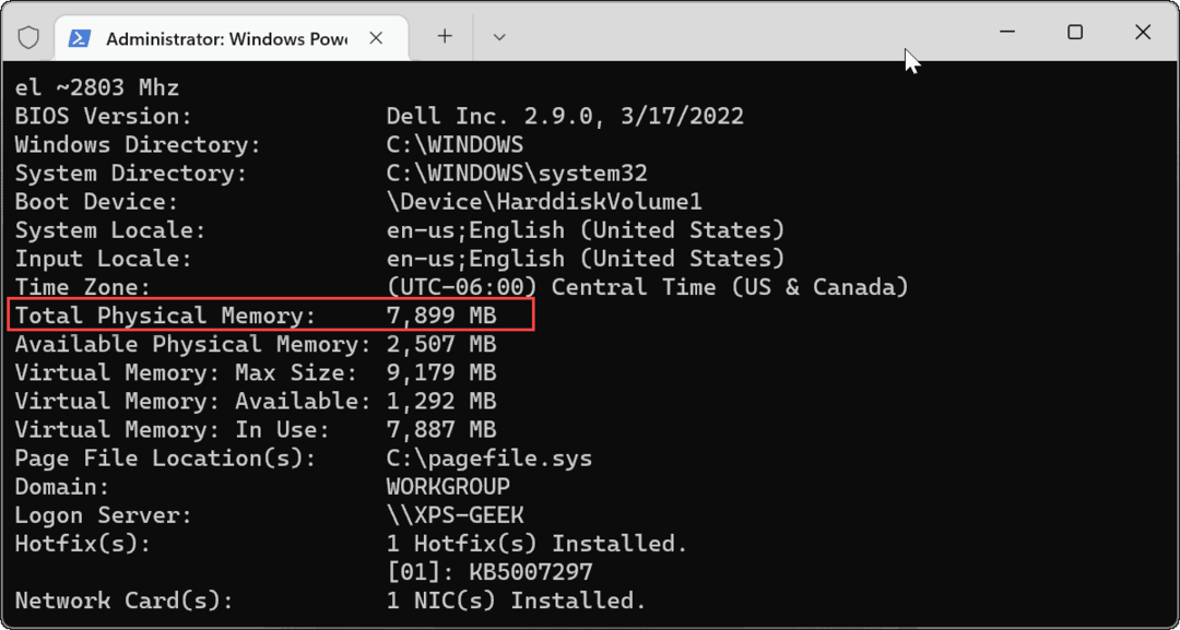 periksa informasi RAM di Windows 11