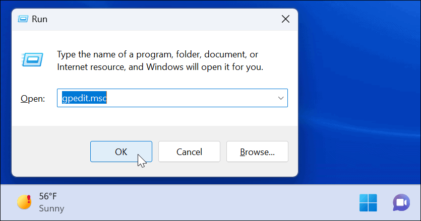 jalankan cegah pengeditan pengaturan cepat pada Windows 11