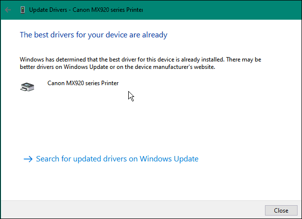 auto check fix driver tidak tersedia di Windows 11