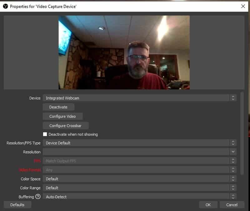 pengaturan webcam