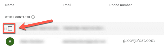 kotak centang gmail