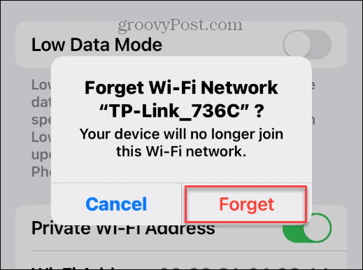 Ubah Kata Sandi Wi-Fi di iPhone