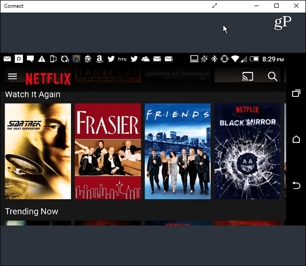Lanskap Netflix Android Connect