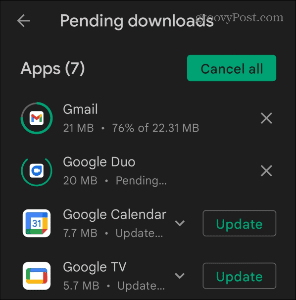 cara update aplikasi di android