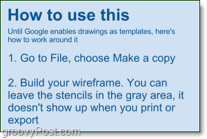 cara membuat wireframe di google docs