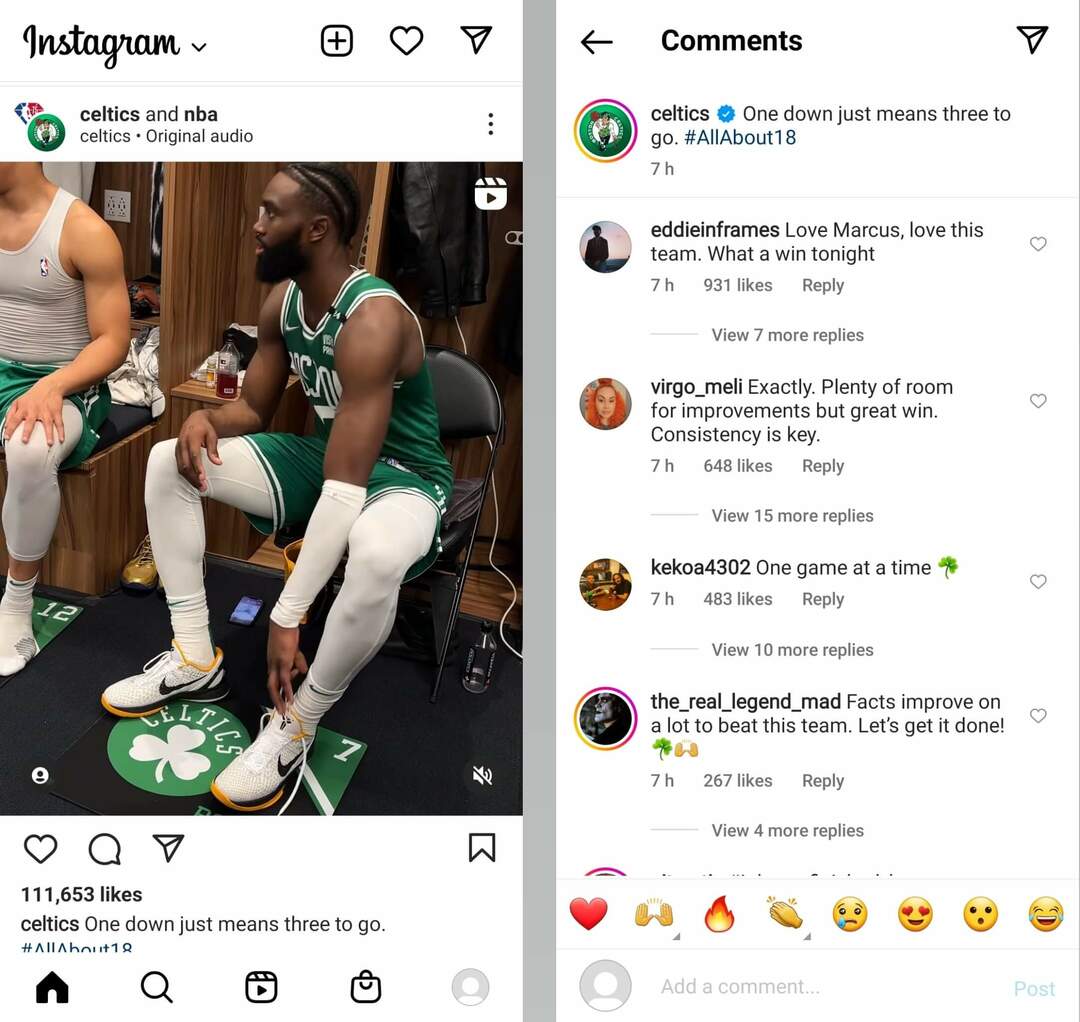 instagram-reel-celtics-conversations-example