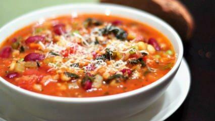 Cara membuat sup minestrone Tips membuat sup minestrone