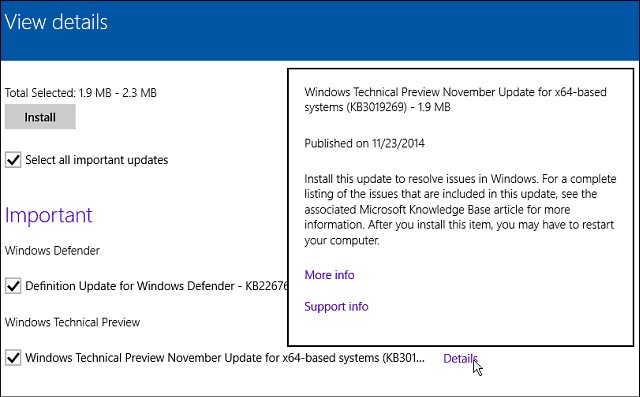 Microsoft Rilis (KB3019269) Patch untuk Windows 10 Build 9879