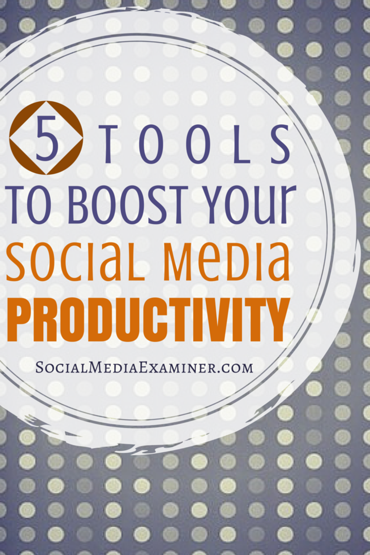 5 Alat untuk Meningkatkan Produktivitas Media Sosial Anda: Penguji Media Sosial