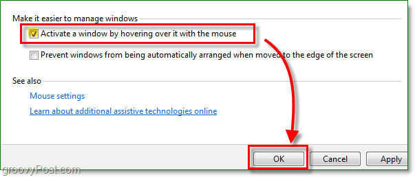 Bagaimana-Untuk Mengganti Windows Dengan Mouse Melayang di Windows 7