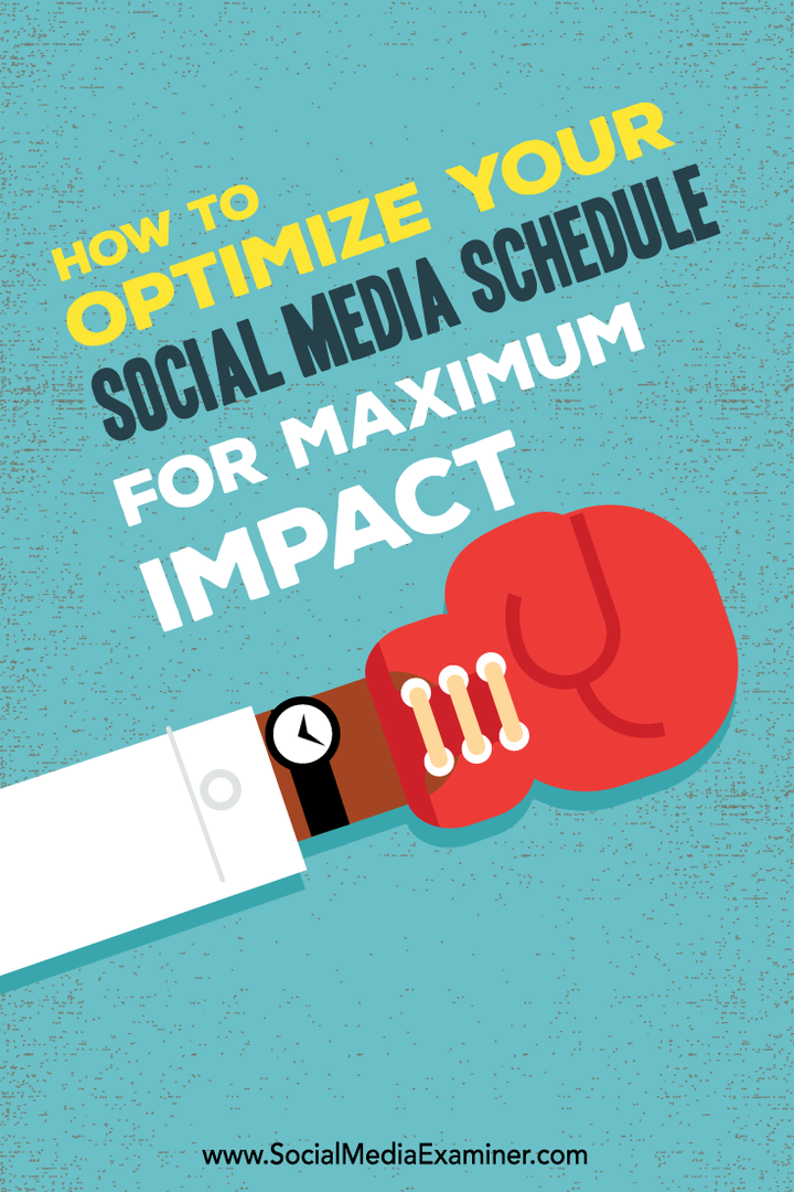 Cara Mengoptimalkan Jadwal Media Sosial Anda untuk Dampak Maksimal: Penguji Media Sosial
