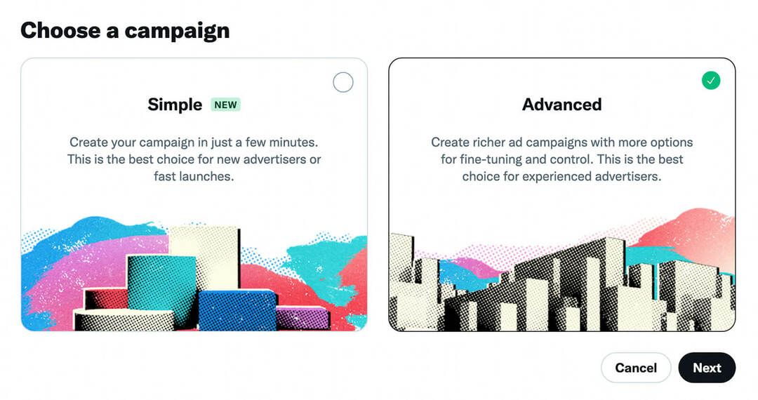cara-menambahkan-acara-konversi-ke-kampanye-iklan-twitter-menggunakan-twitter-piksel-pemasaran-sasaran-menambah-acara-ke-kampanye-iklan-memilih-jenis-kampanye-lanjutan-contoh-16