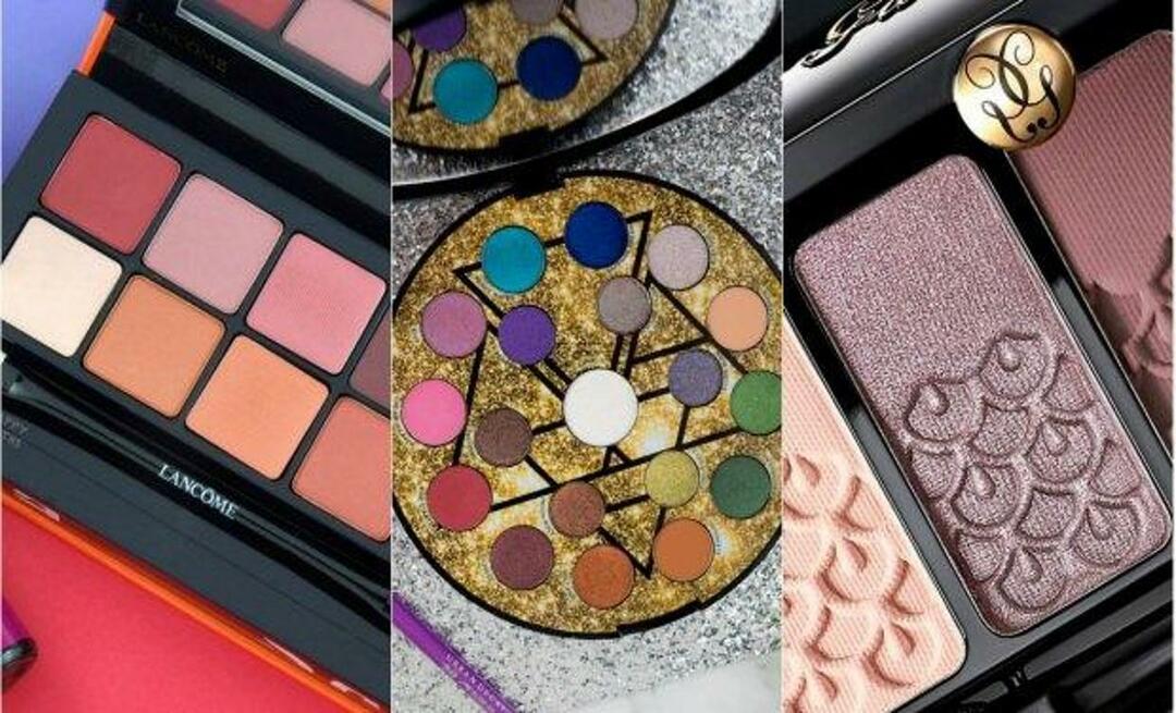 Palet eyeshadow terbaru untuk musim gugur 2022