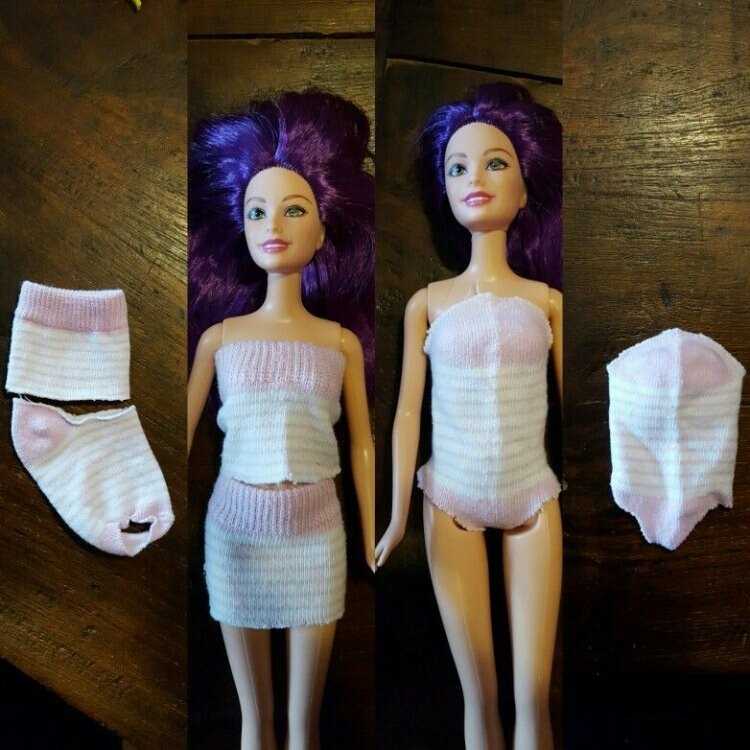 Bagaimana cara menjahit pakaian boneka Barbie? Menjahit baju bayi yang mudah dan praktis