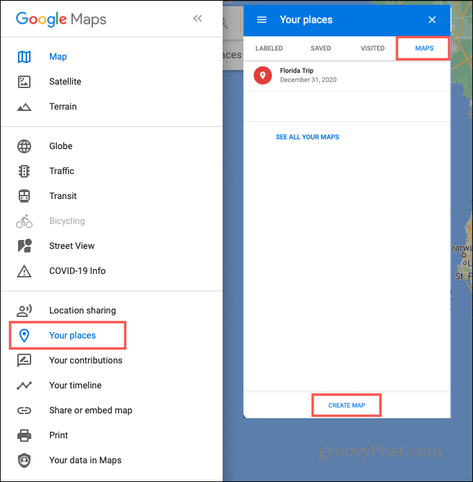 Buat Peta untuk Road Trip di Google Maps