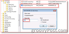 Windows Registry Editor memungkinkan pemulihan email di Kotak Masuk untuk Outlook 2007