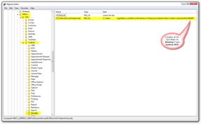 Lokasi Folder OLK untuk Windows 7 dan Outlook 2010