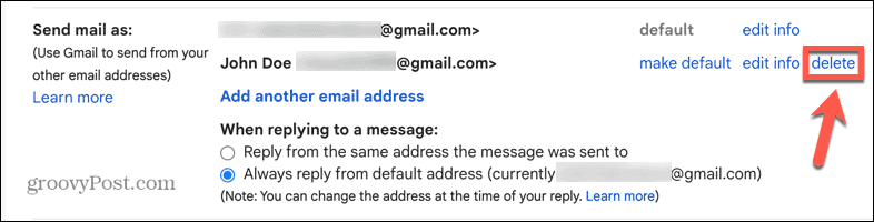 alias hapus gmail