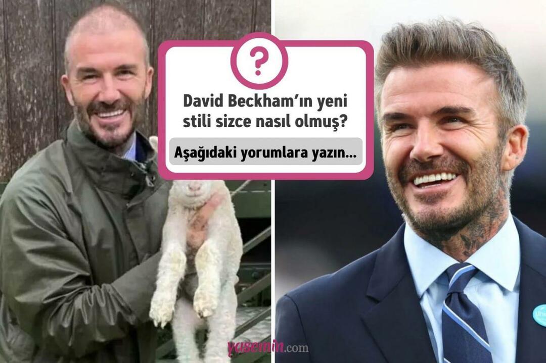 Apa pendapat Anda tentang transformasi David Beckham?