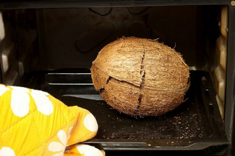 Cara memotong kelapa