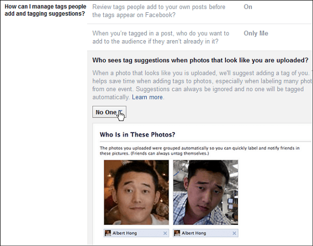 Hentikan Facebook dari Memberi Tag Otomatis pada Foto Anda