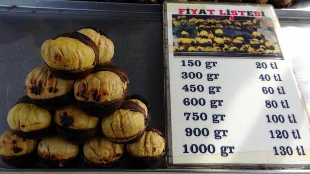 Kacang yang dimasak memiliki berat 130 lira