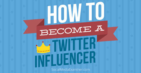 menjadi influencer twitter