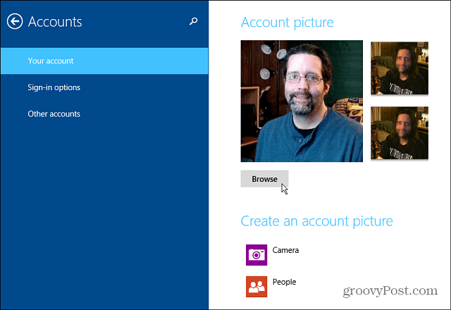 Cara Mengubah Gambar Akun Windows 8.1 Anda
