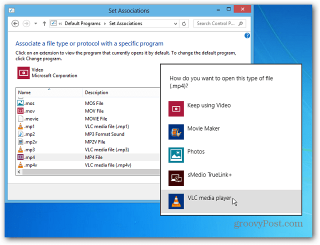 Windows 8: Membuat Video dan File Musik Buka di Program Desktop