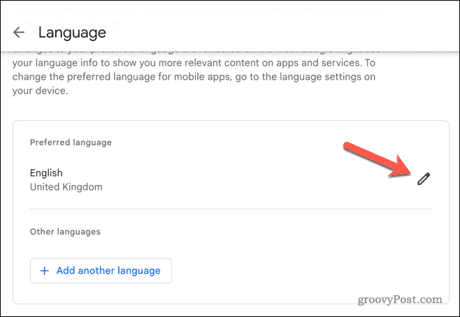 Ubah bahasa pilihan di Google Drive