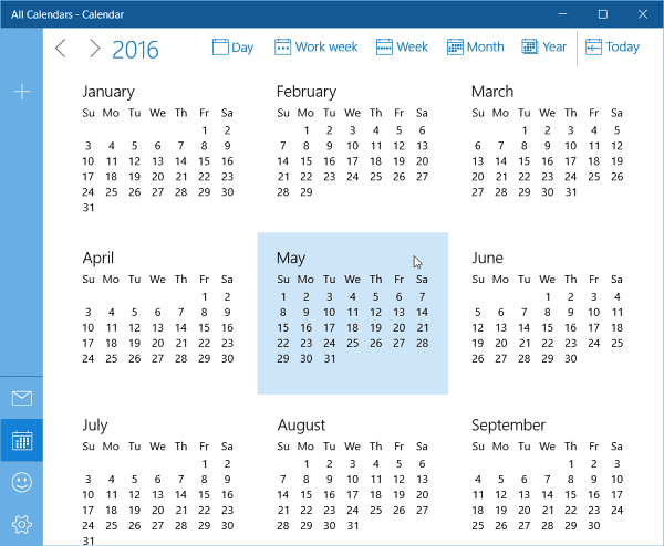 Kalender 10 Tahun Penuh Windows Update