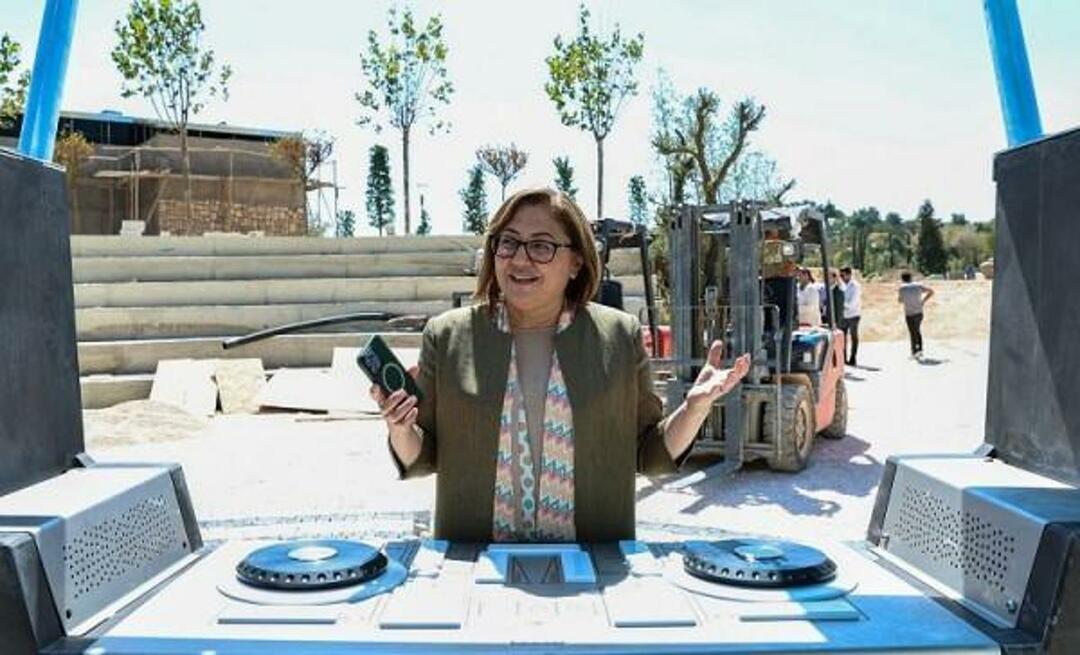 Fatma Şahin mengumumkan Taman Festival baru Gaziantep seperti ini: 