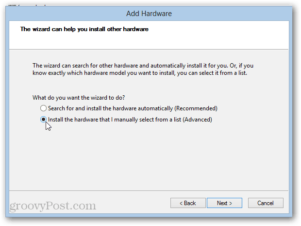 Cara Memasang Microsoft Loopback Adapter di Windows 8 dan Windows Server 2012