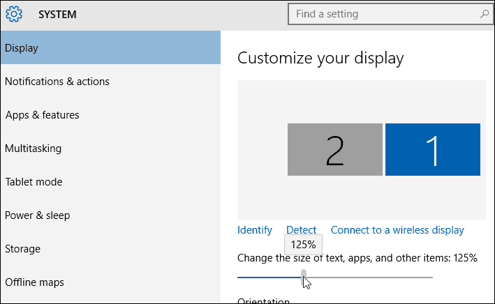 Pengaturan Ukuran Teks Windows 10