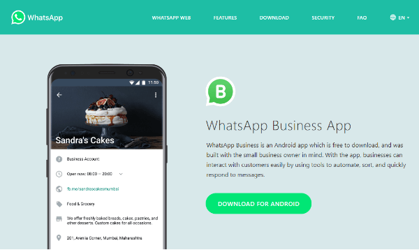 WhatsApp meluncurkan WhatsApp Business, sebuah aplikasi baru yang akan memudahkan perusahaan dan pelanggan untuk terhubung dan mengobrol.