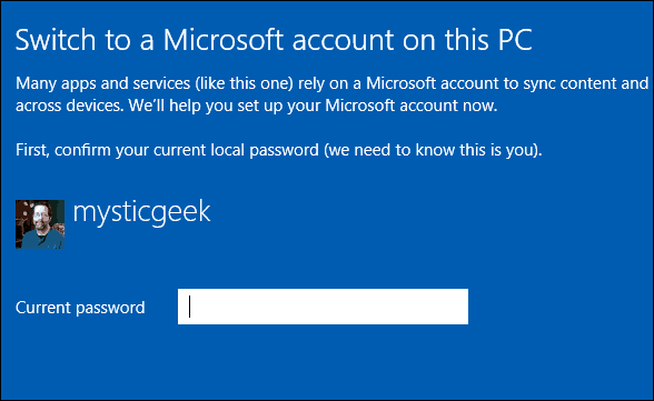 Beralih ke Akun Microsoft