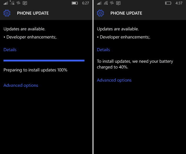 Windows 10 Mobile Preview Mendapat Pembaruan Pengembang