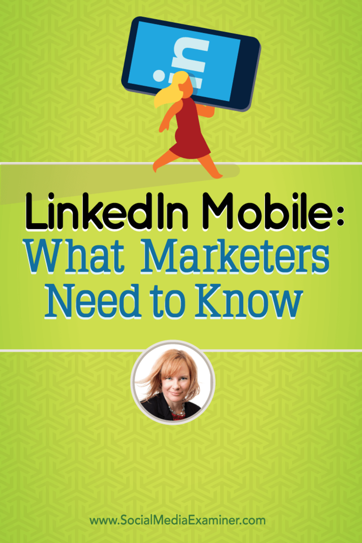 LinkedIn Mobile: Yang Perlu Diketahui Pemasar: Penguji Media Sosial