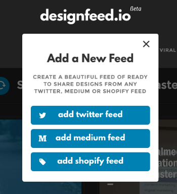 designfeed menambahkan umpan