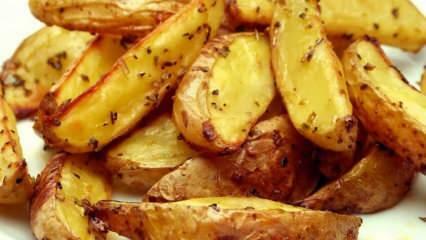 Bagaimana cara membuat kentang pedas di dalam oven? Resep kentang pedas panggang termudah