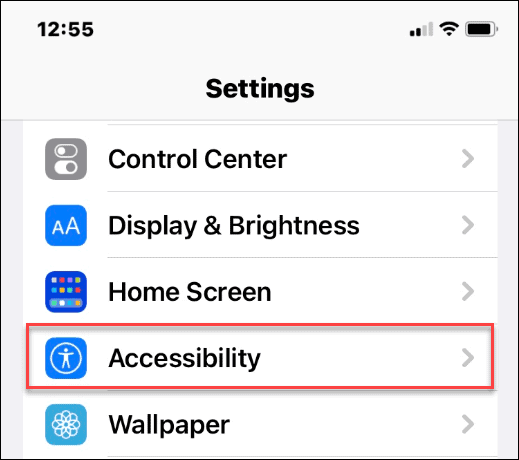 pengaturan aksesibilitas iPhone