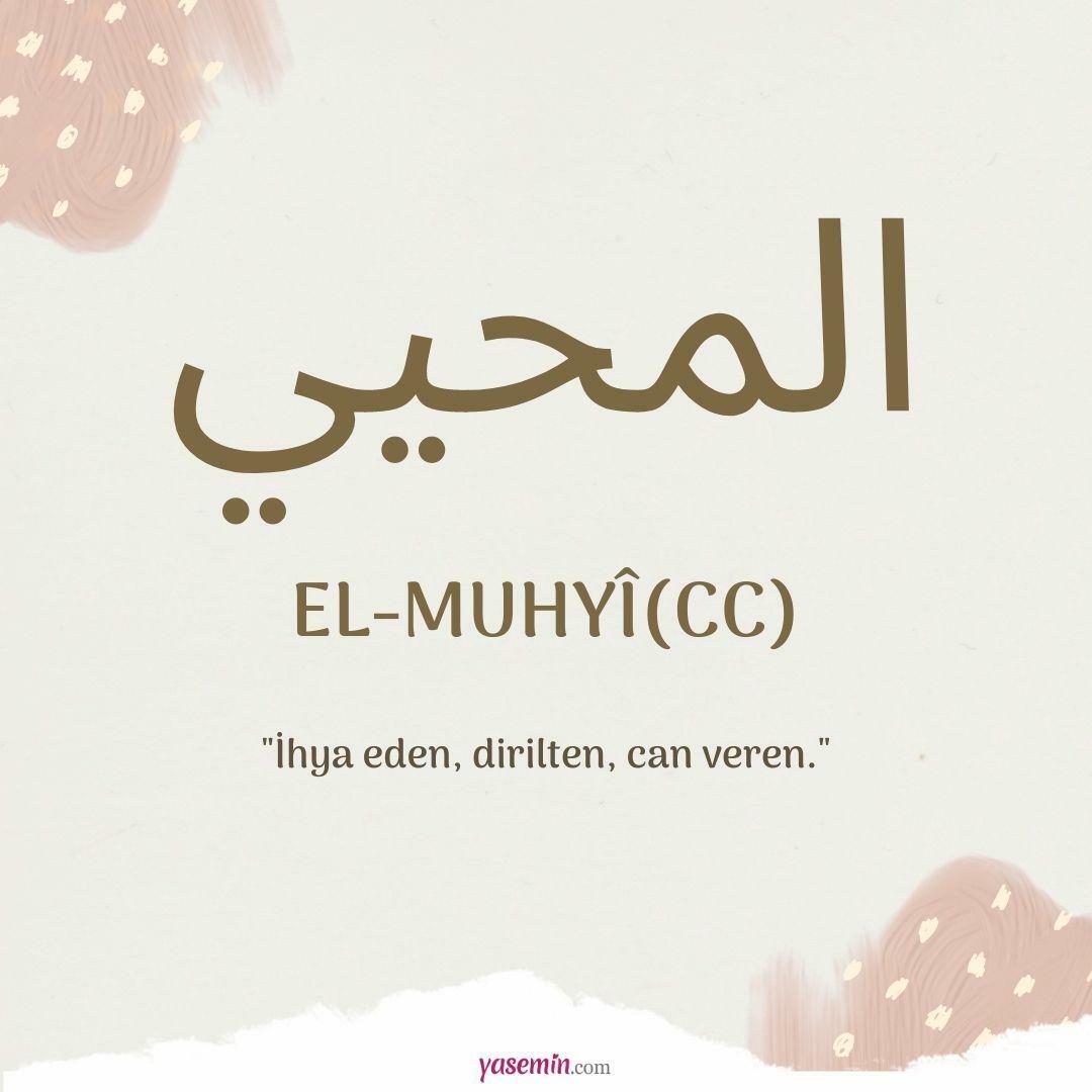 Apa yang dimaksud dengan al-Muhyi (cc)?