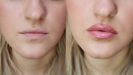 Bagaimana cara membuat bibir lebih penuh? Bibir alami yang paling sederhana dan paling efektif