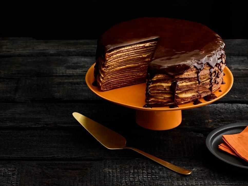 Kue Krep Cokelat