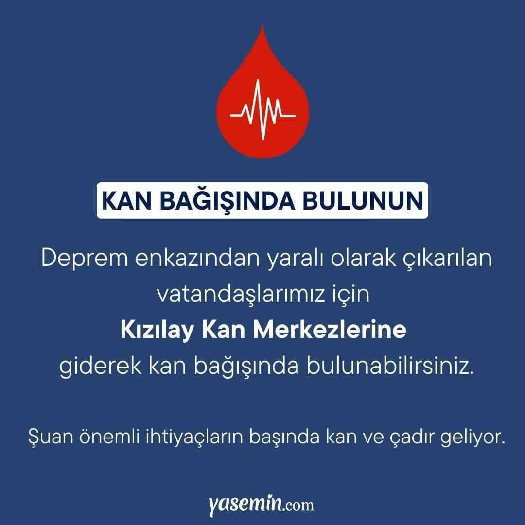 Anda bisa mendonorkan darah untuk korban gempa