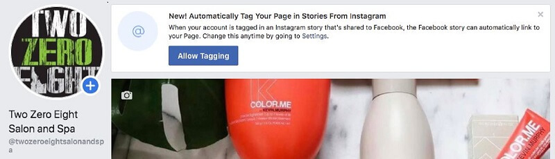 Facebook meluncurkan fitur penandaan otomatis baru yang memungkinkan pengguna dan Halaman lain untuk menandai Halaman merek di Cerita mereka.
