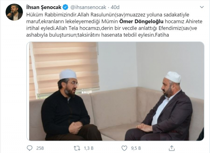Teolog - Penulis Ömer Döngeloğlu meninggal dunia